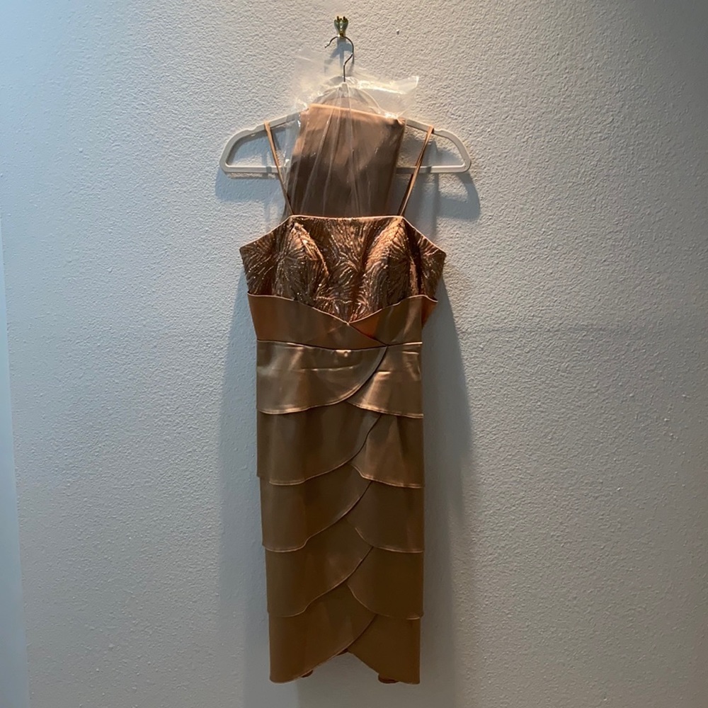 Gold dress